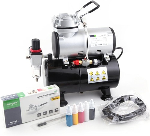 Airbrush kit with - airbrush,