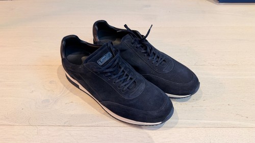 Loake bannister navy suede - loake,
