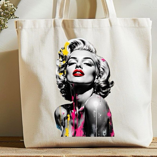Marilyn monroe canvas - , tote