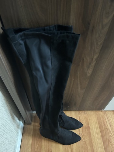 Black bherska boots over the - boots,
