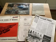 handbook and brochures etc triumph 2500 tc