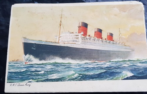 Rms queen mary cunard - queen, white