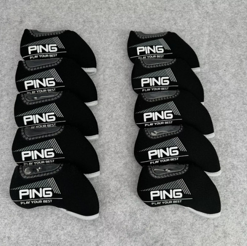 10pcs black ping - ping, golf