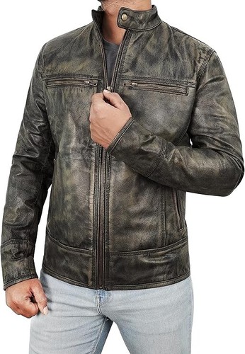 Mens cafe racer - racer, distressed