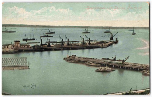 Portland breakwater jetties - breakwater,