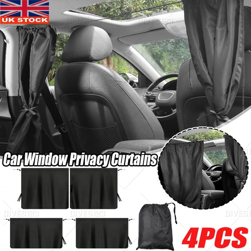 Car divider curtains sun - 4x,