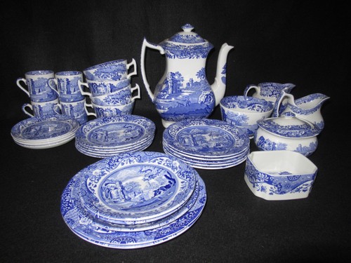 Spode blue italian pattern - spode,