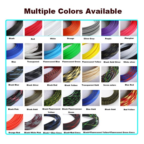 Colors pet braided sleeving - braided,