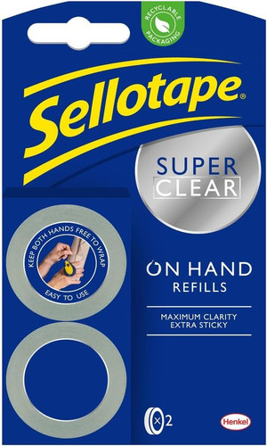 Sellotape hand refills - sellotape, on-hand