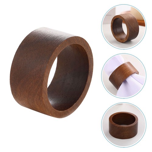 Reusable wooden napkin - napkin, rings