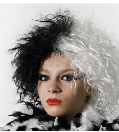 New cruella ville wig black - de,
