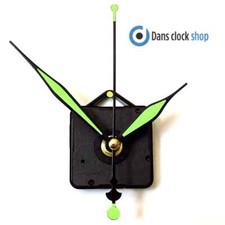 New Quartz Clock Movement Mechanism Motor & 90mm Luminous Metal Hands - fittings