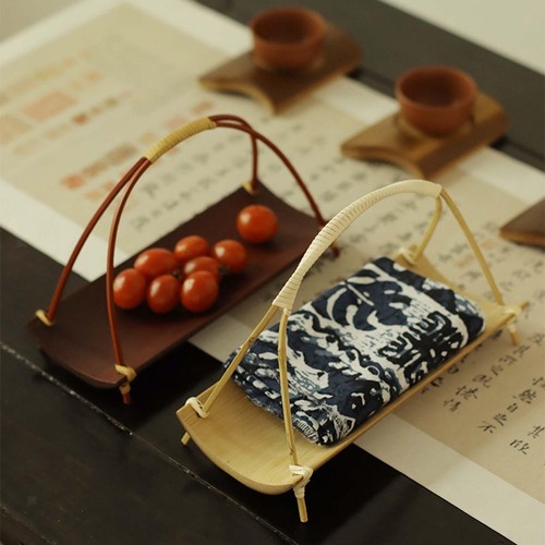 Vintage style saucer tray with - style,