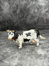 Safari Ltd Holstein Dairy Cow Black & White 1998 Farm Animal 5.5" Figure Toy