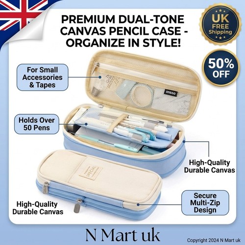Large pencil case multi - case,