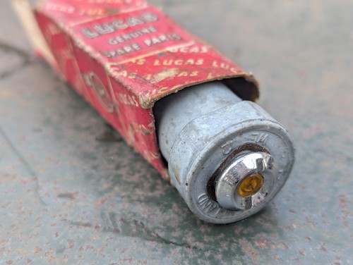 Nos vintage lucas amber - vintage,