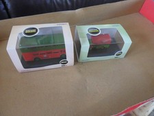Oxford diecast models x2 1/76 scale route master bus and Bedford ox boxed