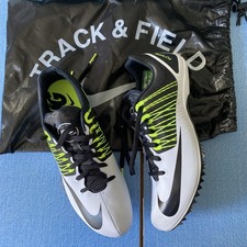 NIKE ZOOM CELAR 5 Flywire Racer Green Sprint Running Track Spikes NEW