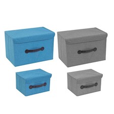 2 X FOLDABLE CANVAS STORAGE