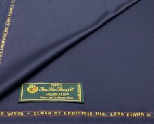 Loro Piana Plain Navy Super