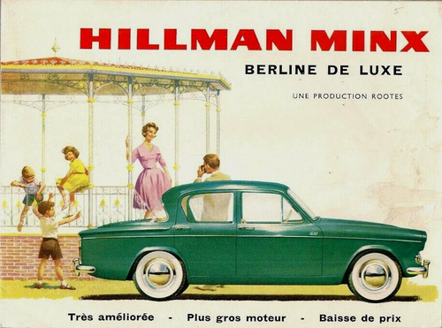 Hillman minx series - hillman, iiic