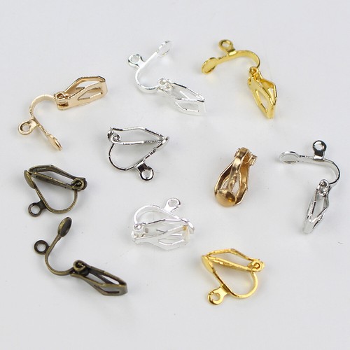 50pcs clip earring findings - clip, on