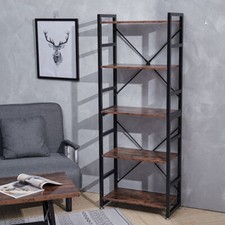 Large 5 Tier Wooden Shelf