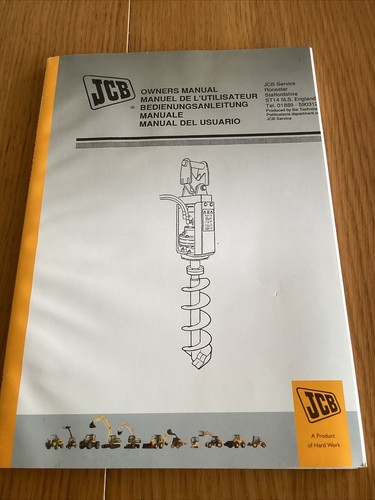 Jcb hydraulic earth - hydraulic, drill