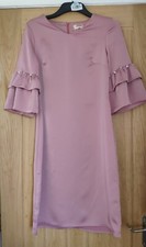 New Pink Aline Midi Dress Size 8