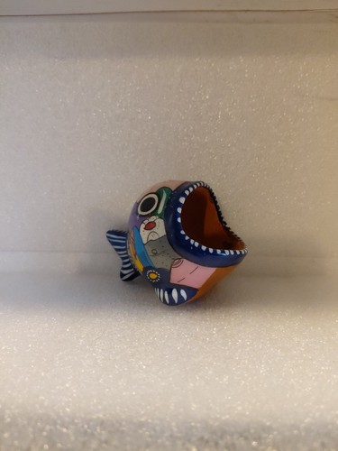 Talavera fish hand painted - hand,