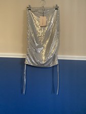 Shein Size Xs Silver Runched