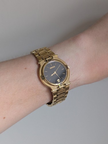 Gucci 9200m gold plated men - gucci, men's