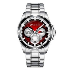 Wrist watch steel for audi - steel,