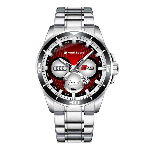 Wrist watch steel for audi - watch,