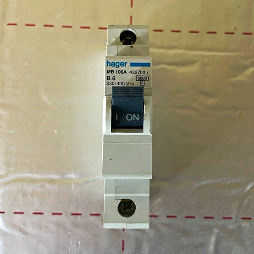 Hager mb106a type - mb106a, 6a