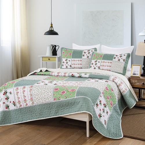 Soft patchwork bedspread - patchwork, set
