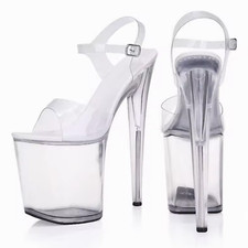 Custom Womens Peep Toe 20cm
