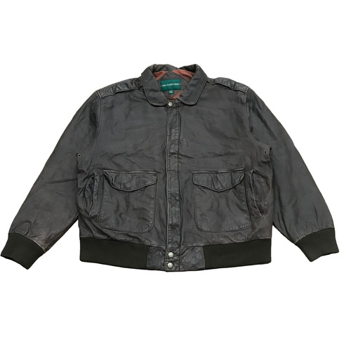 Leather flight jacket men - jacket, men's
