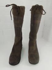 Toggi Leather Canyon Chocolate Boots Size 6 (39) Brown Leather High Boots
