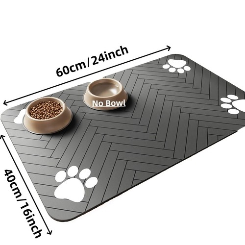 Pet feeding mat absorbent - feeding,