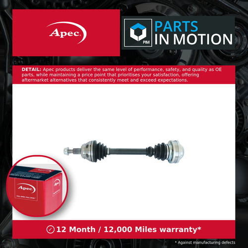 Drive shaft front - drive,