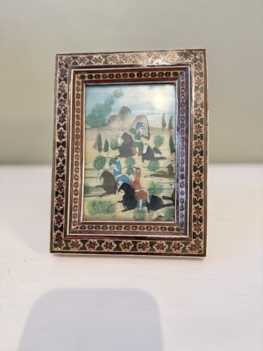 Vintage persian miniature - vintage,
