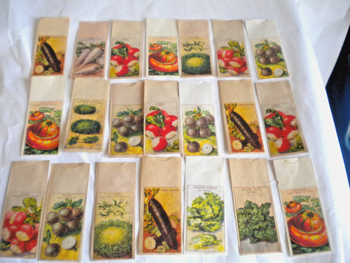 Vintage french vegetable seed - vintage,