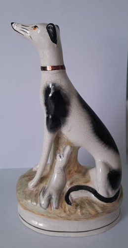 Staffordshire whippet vintage - staffordshire,