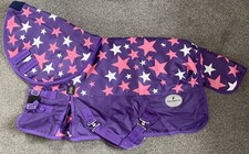 80GM TURNOUT RUG MINI/SHETLAND PONY WATERPROOF NEW PURPLE STAR