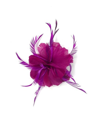 Magenta pink feather - pink,