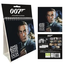 Pyramid International James Bond 2025 Desk Calendar – Collector’s Edition Ico...