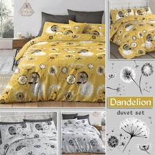 Luxury dandelion floral ochre - floral,