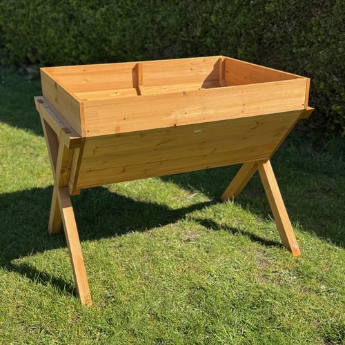 Veg trough wooden raised bed - wooden,