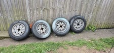 Set Of 5, Ford 13r x 5.5j Steel Wheels Cortina, Escort, Capri